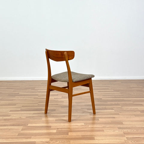 Set of 6 chairs made of teak and beech by Findahl möbelfabrik, 1950s-60s, Denmark - Beyo Vintage