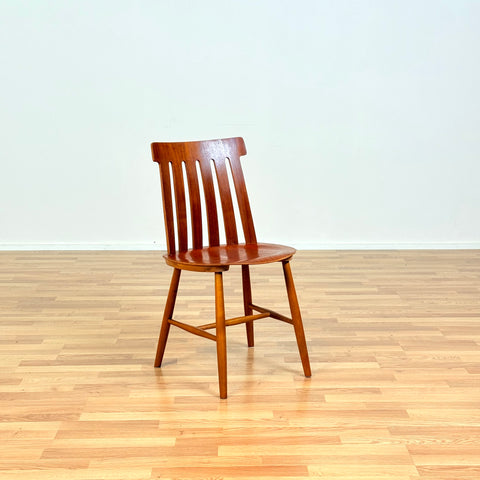 Swedish dining chairs in teak & beech by Jan Hallberg for Edsbyverken, model 'Tallåsen'
