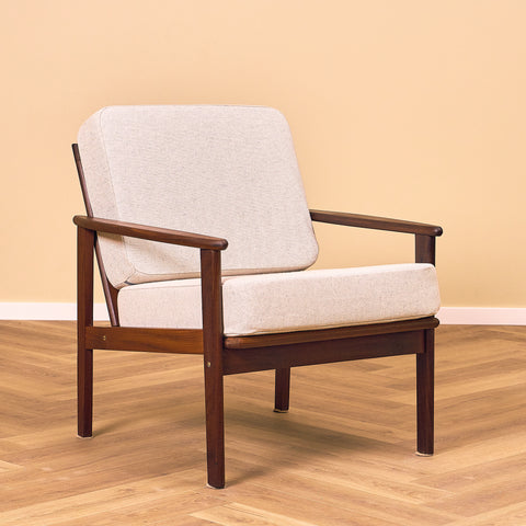 Danish armchair in walnut