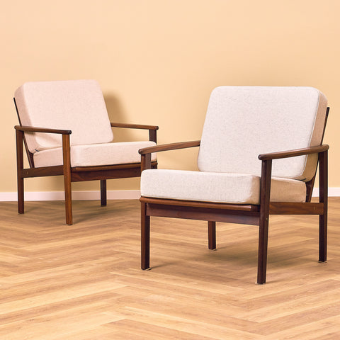 Danish armchair in walnut