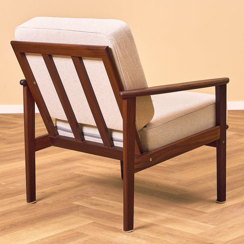 Danish armchair in walnut