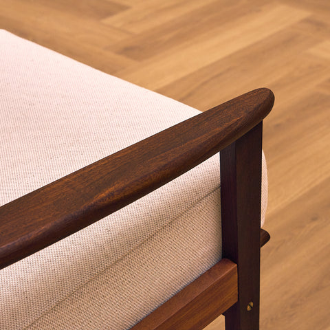 Danish armchair in walnut