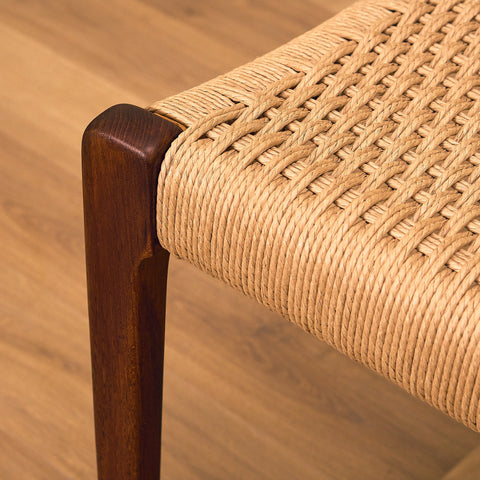 Danish set of 4 dining chairs in teak, model 71 by Niels O. Møller