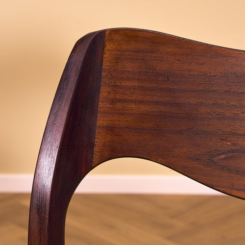 Danish set of 4 dining chairs in teak, model 71 by Niels O. Møller