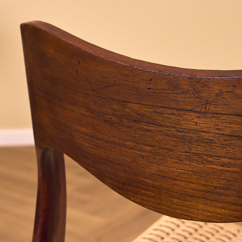 Danish set of 4 dining chairs in teak, model 71 by Niels O. Møller