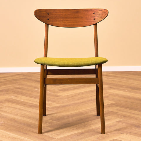 Dining chairs in teak & beech by Farstrup, model 210