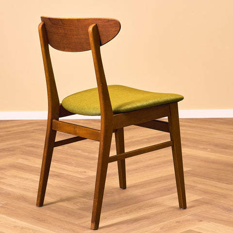 Dining chairs in teak & beech by Farstrup, model 210