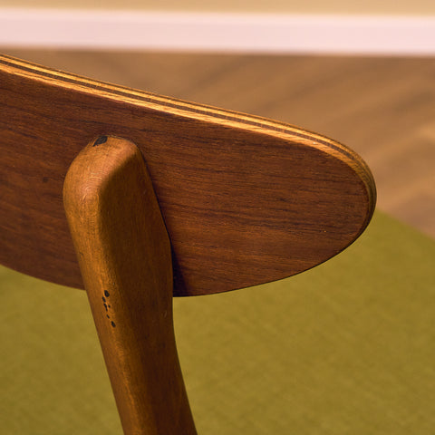 Dining chairs in teak & beech by Farstrup, model 210