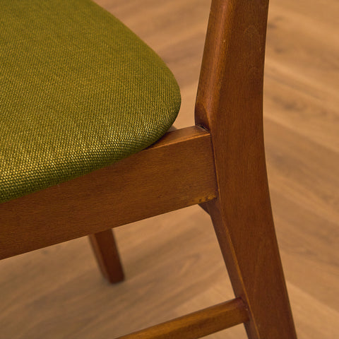 Dining chairs in teak & beech by Farstrup, model 210