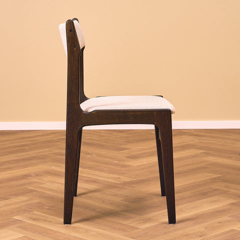 Danish set of 6 dining chairs by Erik Buch for Nova Stolefabrik