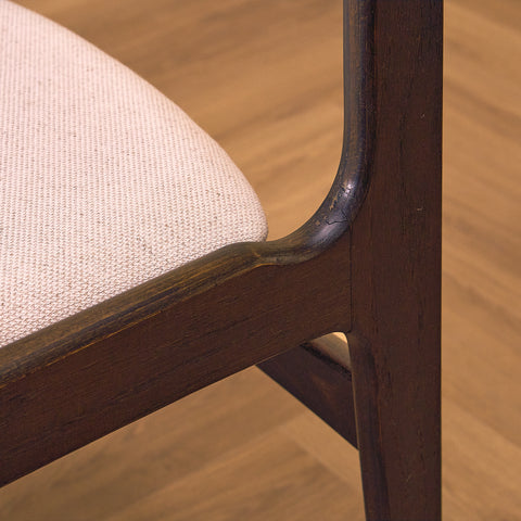 Danish set of 6 dining chairs by Erik Buch for Nova Stolefabrik