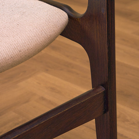 Danish set of 6 dining chairs by Erik Buch for Nova Stolefabrik