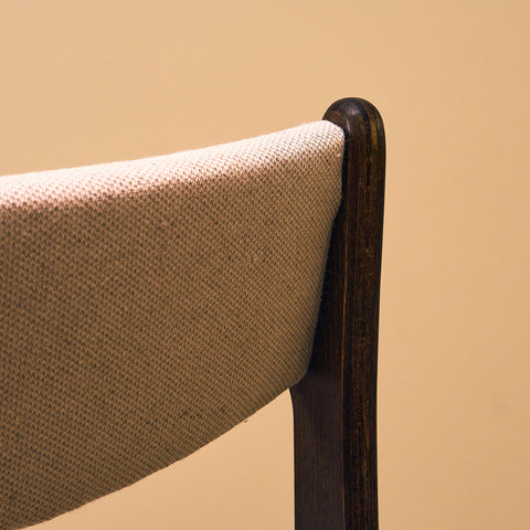 Danish set of 6 dining chairs by Erik Buch for Nova Stolefabrik