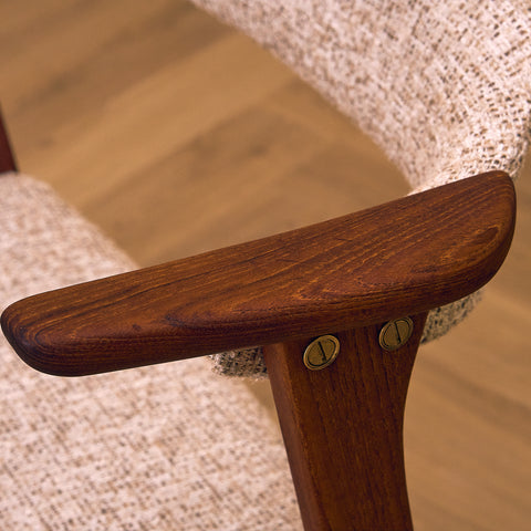 Swedish set of 4 dining armchairs model "Måsen", by Carl-Ewert Ekström for Johansson & Söner, Hyssna