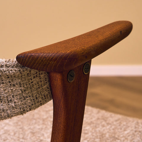 Swedish set of 4 dining armchairs model "Måsen", by Carl-Ewert Ekström for Johansson & Söner, Hyssna