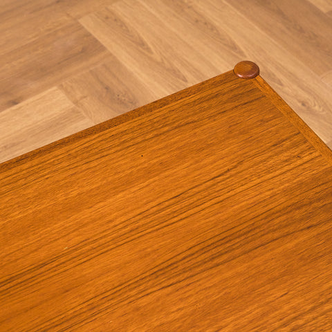 Swedish side tables in teak