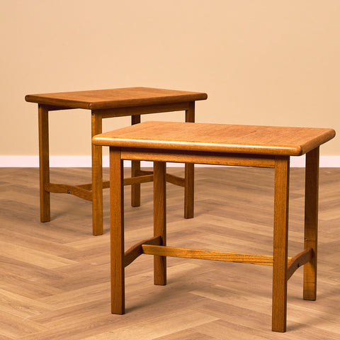Swedish side table in teak by Alberts, Tibro