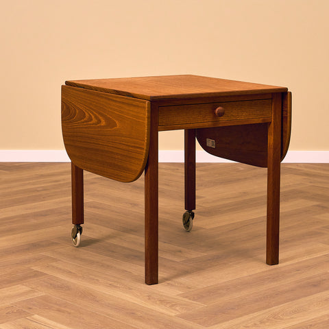 Swedish side table in teak by Engström & Myrstrand, model 'Trissan'