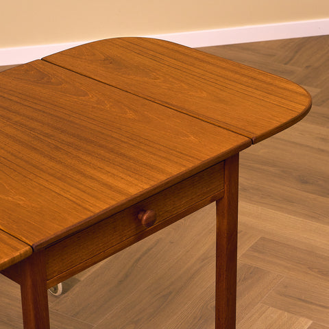 Swedish side table in teak by Engström & Myrstrand, model 'Trissan'