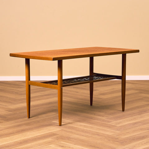 Swedish coffee table in teak