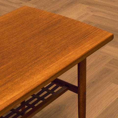 Swedish coffee table in teak