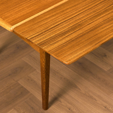 Swedish coffee table in teak & oak by Emmaboda Möbelfabrik