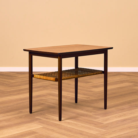 Danish side table in Santos rosewood