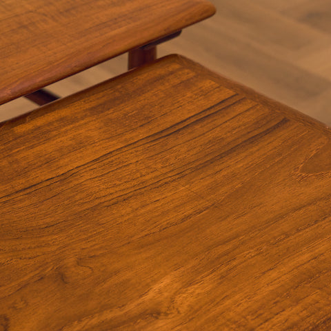 Danish set of nest of tables in teak