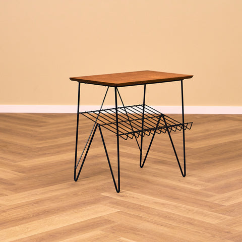 Swedish side table in teak