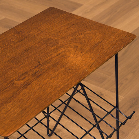 Swedish side table in teak