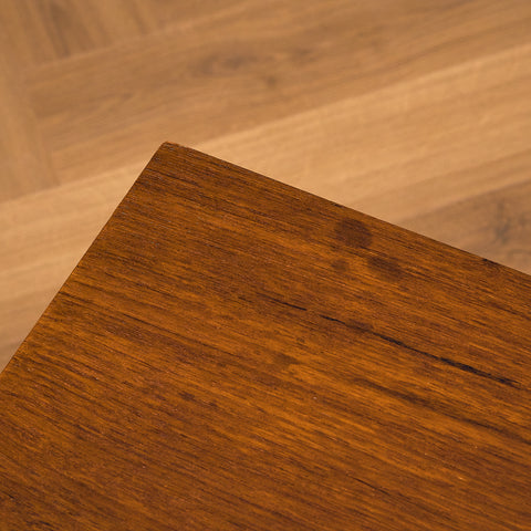 Swedish side table in teak