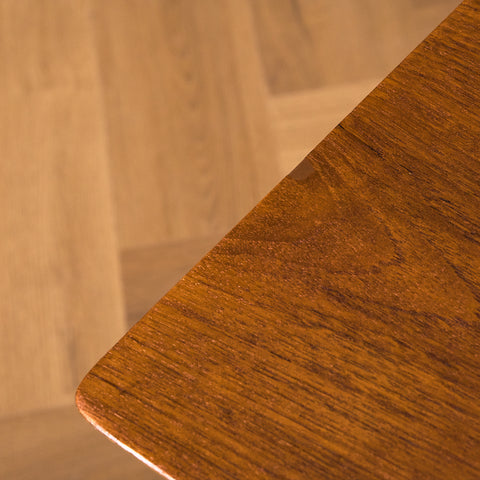 Swedish side table in teak