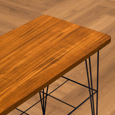 Swedish side table in teak