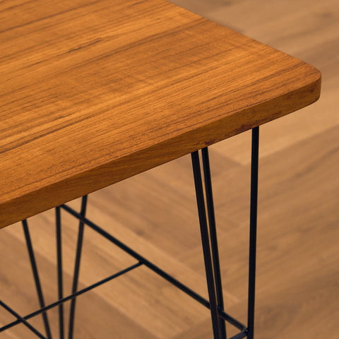Swedish side table in teak