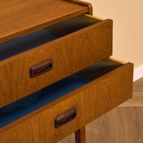 Swedish hall table in teak