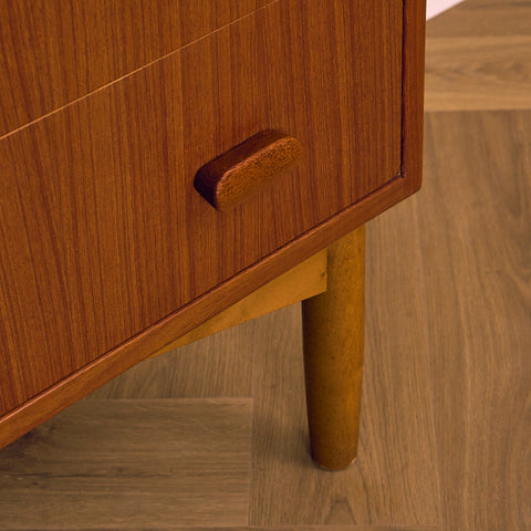 Swedish chest of drawers in teak by AB Lammhuts Möbler