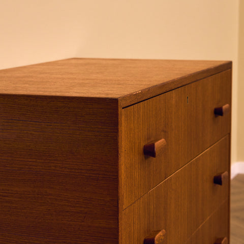 Swedish chest of drawers in teak by AB Lammhuts Möbler