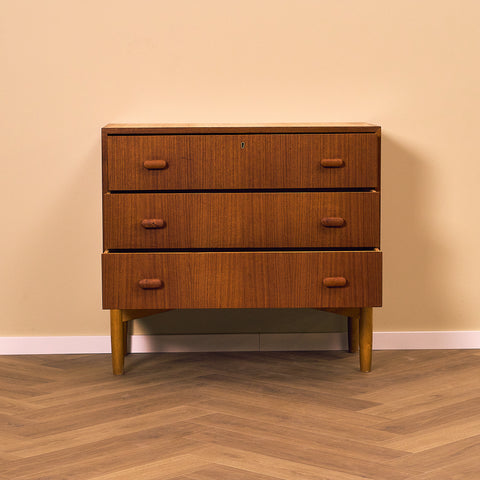 Swedish chest of drawers in teak by AB Lammhuts Möbler