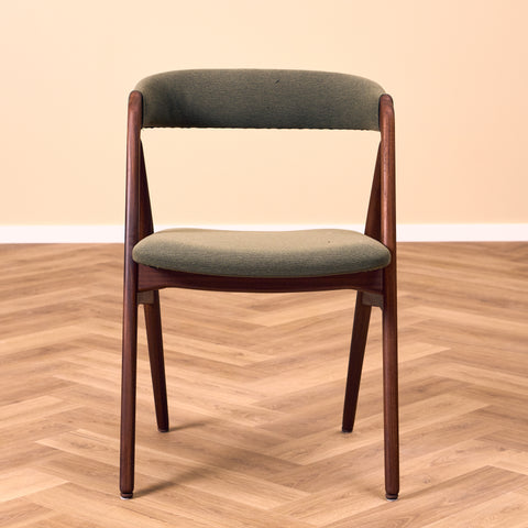 Danish dining chairs in walnut by Th. Harlev for Farstrup, model '205'