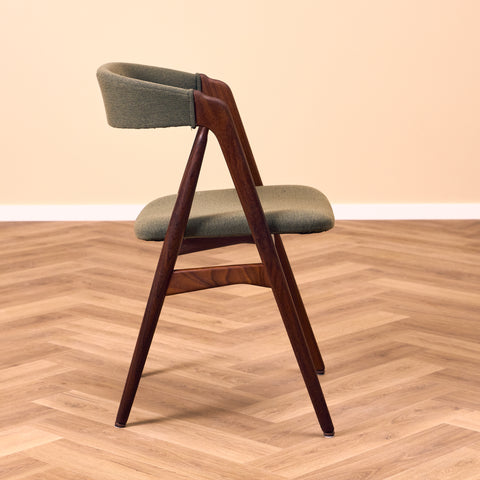 Danish dining chairs in walnut by Th. Harlev for Farstrup, model '205'