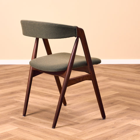 Danish dining chairs in walnut by Th. Harlev for Farstrup, model '205'