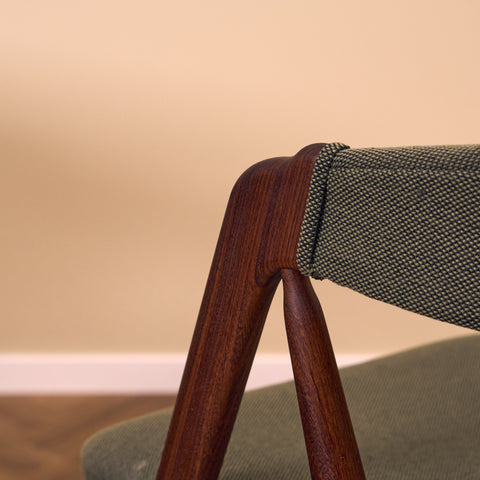 Danish dining chairs in walnut by Th. Harlev for Farstrup, model '205'