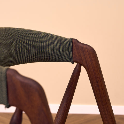 Danish dining chairs in walnut by Th. Harlev for Farstrup, model '205'