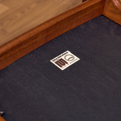 Danish dining chairs in teak by Johannes Andersen for Idum Møbelfabrik