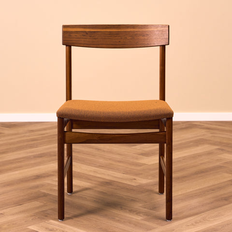 Danish dining chairs in walnut "Skaraborg möbelfabrik"