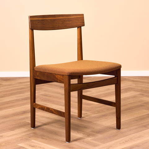 Danish dining chairs in walnut "Skaraborg möbelfabrik"