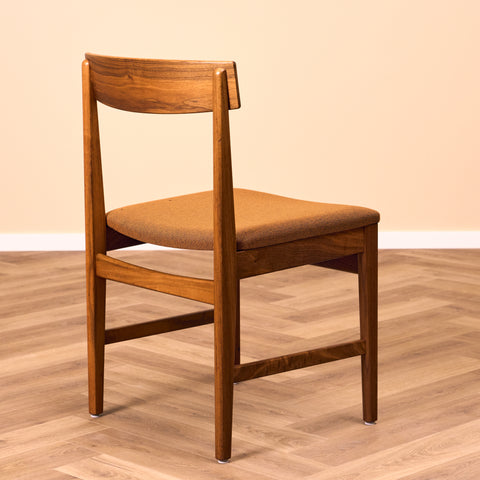 Danish dining chairs in walnut "Skaraborg möbelfabrik"