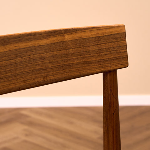 Danish dining chairs in walnut "Skaraborg möbelfabrik"