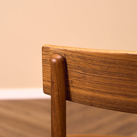 Danish dining chairs in walnut "Skaraborg möbelfabrik"