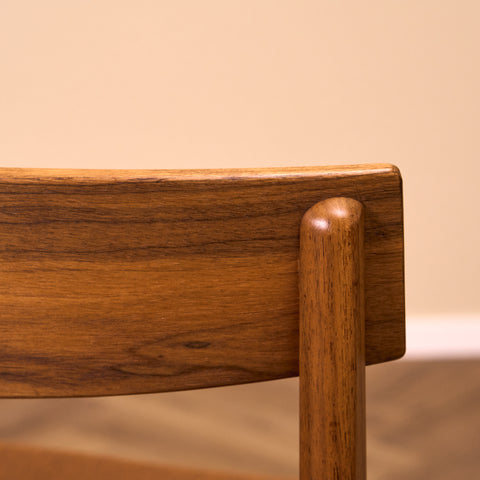 Danish dining chairs in walnut "Skaraborg möbelfabrik"